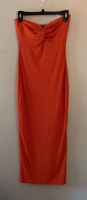 Orange bodycon dress  thumbnail 1