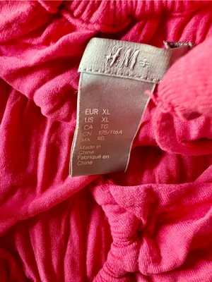 H&M Hot Pink Ruffle A-Line Maxi Dress thumbnail 3