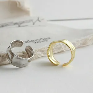 NEW Hammered‎ Yellow Gold Plated Ring thumbnail 11