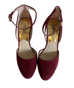 Michael Kors Suede Heels 8.5 thumbnail 1