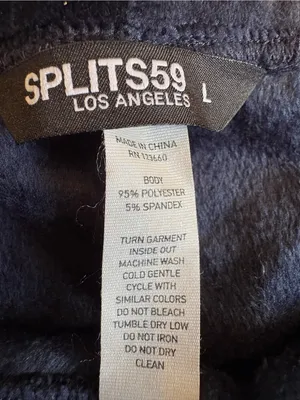 Splits59 Joy blue velour wide leg sweatpants thumbnail 4
