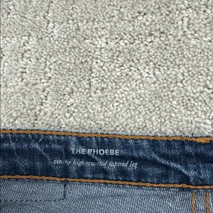 AG Phoebe Vintage High Rise straight leg dark wash ankle crop denim jeans Jean thumbnail 7