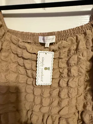 Simply southern textured bubble dress small/medium- nwt thumbnail 3