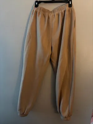 Tan sweat suit set  thumbnail 3