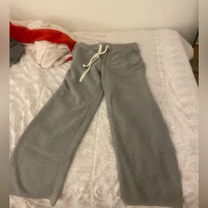 Dry Goods grey open leg sweatpants- small thumbnail 1