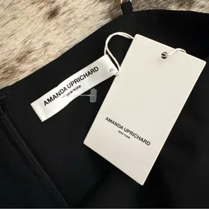 AMANDA UPRICHARD Isabel Dress in Black Rose Y2K Mini‎ NWT thumbnail 6