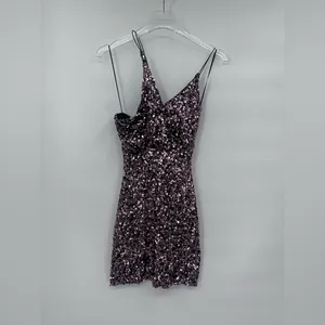 Astr The Label Rose‎ Sequin Stretch Cutout Bodycon Sheath Dress XS NWT thumbnail 5