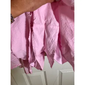 Altar'd State Clair Pink Puff Sleeve Tiered Cutout Romper Dress Womens‎ Medium thumbnail 4