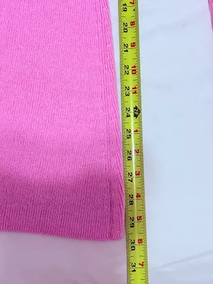 Pink Cable Knit Mock Neck Sweater & Fold-over Leggings thumbnail 4
