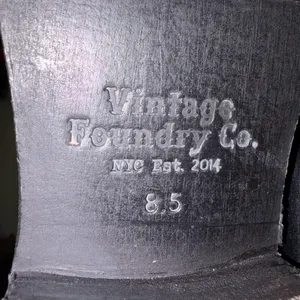 Vintage Foundry Co. Black Leather FILO Combat Boots Shoes 8.5 NO INSOLES thumbnail 12