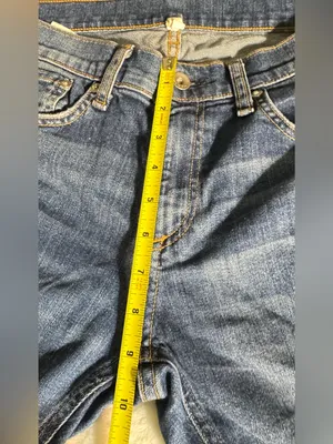rag & bone Women's Blue Straight Leg Jeans thumbnail 3
