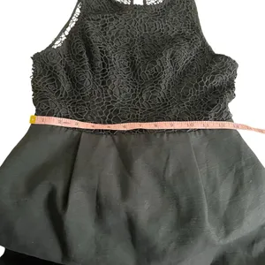 Keepsake The Label Reunion Black Lace Open Back High Low Mini Dress NWT M thumbnail 11