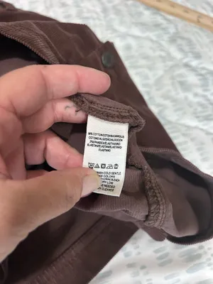 Free People We The Free Brown Corduroy Button Front Mini Skirt Size 27 thumbnail 5