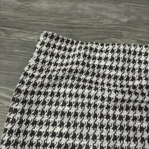 NWT Ann Taylor • Tweed Midi Skirt • Houndstooth Print • Purple • Large thumbnail 4