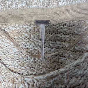 Free People Coconut Sweater‎ XS in Sandy Combo thumbnail 4