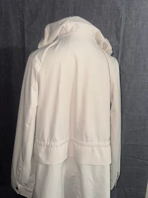 Two by Vince Camuto Cream Trench Coat with Black Trim thumbnail 6
