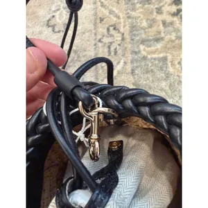 Tory Burch Emmerson Raffia Bag Cross Body Toffee Crunch NWT thumbnail 13