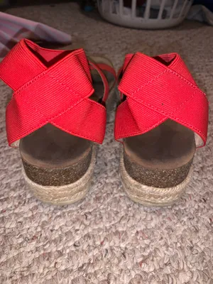 Platform Sandal Red Size 7 thumbnail 4