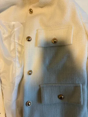 White Luxe Jacket thumbnail 2