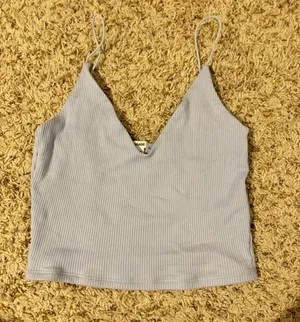 Garage light blue cropped tank thumbnail 1