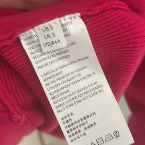ANTHROPOLOGIE Daily Practice Polo Knit Mini Tunic Dress Hot Pink Small NEW thumbnail 12