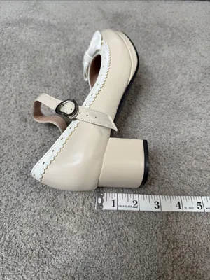 Women’s Chunky Heel Mary Jane Pumps Cute Bow Hearts Round Toe Size 10.5 NEW thumbnail 11