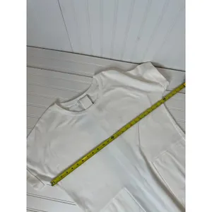 NWT Rebecca Minkoff Iman Dress White Mini French Terry Belted Cotton Size XL thumbnail 4