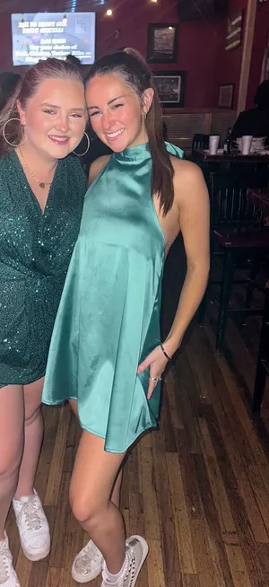 Deluc green dress thumbnail 1