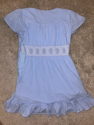 Altar'd State Baby Blue Dress thumbnail 4