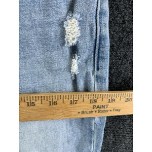Abercrombie & Fitch Simone High Rise Ankle Flare Jeans Distressed Paint Splatter thumbnail 7