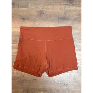 Lululemon Align High-Rise Short 4" Copper Rust Orange Nulu Yoga Shorts Size 18 thumbnail 3