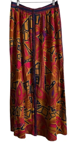 Anthropologie Farm Rio Cool‎ Tropical Button Down Maxi Skirt Women's Small NWOT thumbnail 1