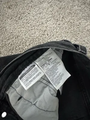 Levi’s 501 Black Denim Shorts thumbnail 3