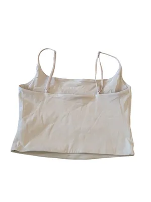 BABATON Aritizia Light Beige Bralette Crop Top Size Medium thumbnail 3