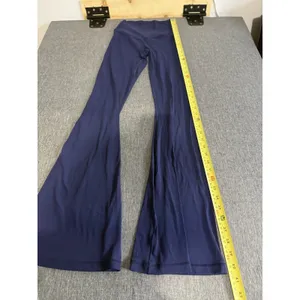 Offline By Aerie Women High Rise Real Me Flare Navy Blue Cross Over Stretch Sz S thumbnail 2