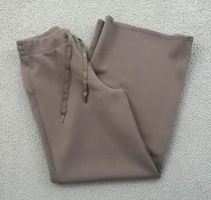 Spanx Airessentials Wide Leg Pant Women's Mauve Brown Lounge Medium x 30 thumbnail 1
