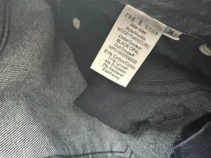 RAG & BONE Black Gray Skinny Jeans Size 26 thumbnail 4