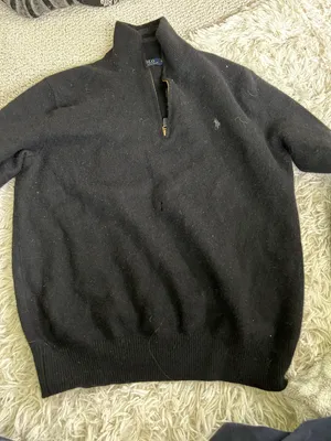 Ralph Lauren Black Quarter-Zip Fleece thumbnail 1