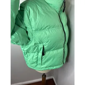 The North Face Nuptse Short‎ Jacket in Chlorophyll Green XL thumbnail 7