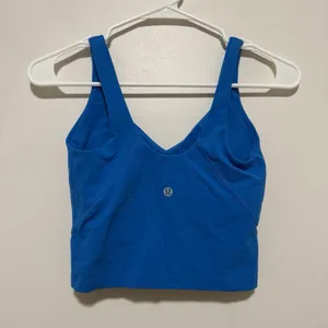 Lululemon Align Nulu Tank Top in Poolside Blue Size 2 thumbnail 3