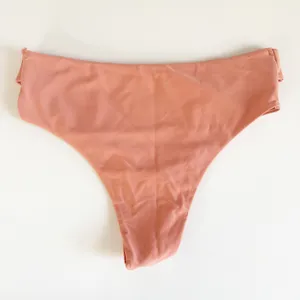 NWT Superdown Revolve Womens Katrina Rose High Waisted Tie Front Bikini Bottom L thumbnail 6
