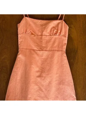 Aritzia Sunday Best QUAINT DRESS - Apricot thumbnail 4