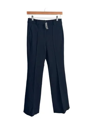 J.Crew Refined Pintuck Pants Black Tailored Trousers NWT Size 0 thumbnail 2