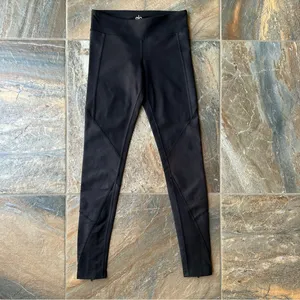 Alo Yoga Undertone Legging Two Tone Black Ankle Zipper Women's Size XS thumbnail 5