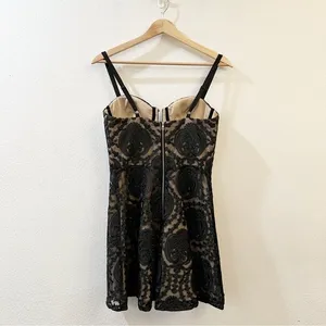 Bebe x Naven Women’s Bustier Crisscross Cocktail‎ Mini Dress Size 4 thumbnail 9