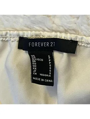 Coastal mermaidcore satin tie front crop top Y2K Forever 21 size small 🤍 thumbnail 6