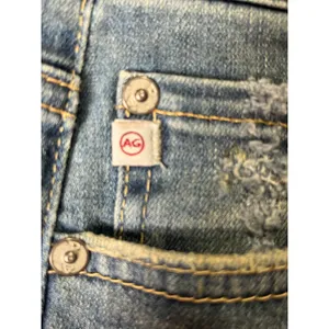 AG Adriano Goldschmied The Jodi Crop‎ Jeans 27 High Rise Slim Flare Distressed thumbnail 5