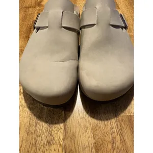 CUSHIONAIRE Hana Cork‎ Footbed Vegan Leather Clogs Size 9 Boho Hippie Casual thumbnail 3