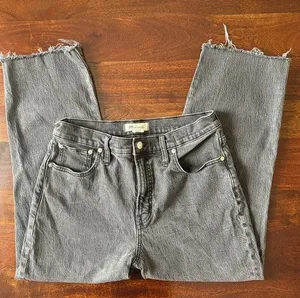 Madewell Dark Ankle Crop Denim thumbnail 1