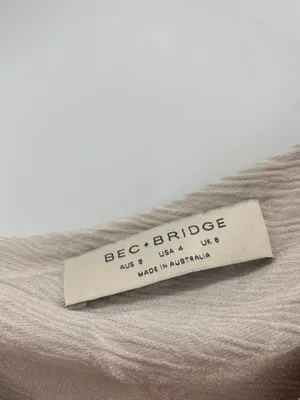 Bec & Bridge Sol Asymmetrical Dress in Sand AU8/US4 thumbnail 5
